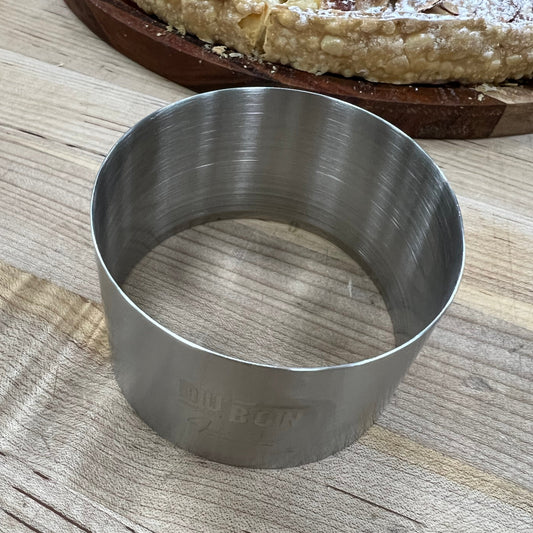 3 x 2 inch French Deep Dish Tartlet / Cake / Mousse Ring