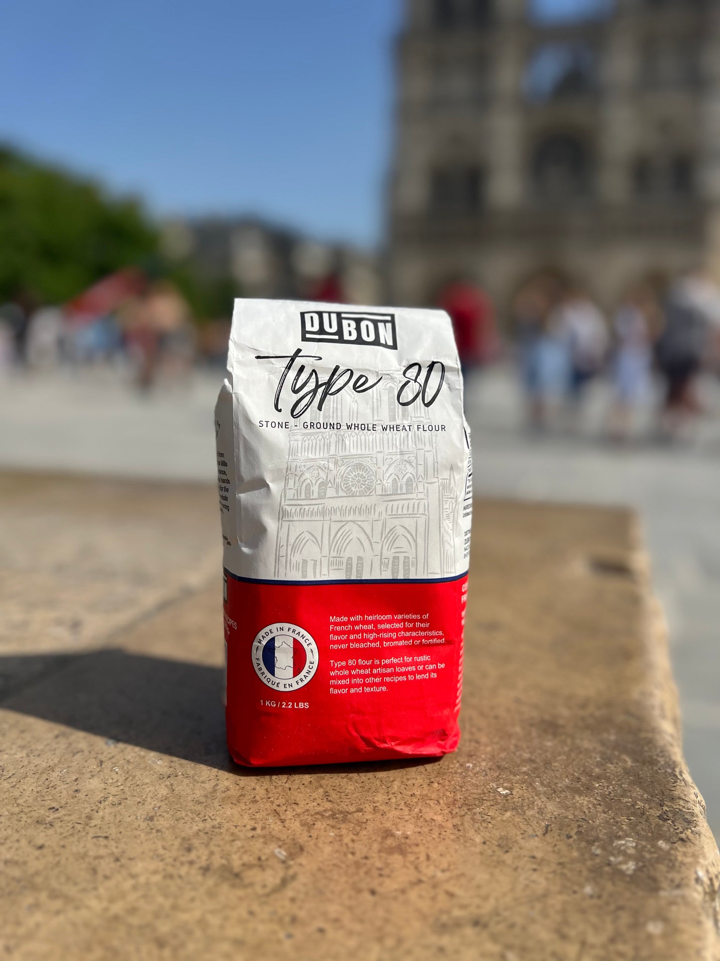 French Type 80 Stone Ground Whole Wheat Flour