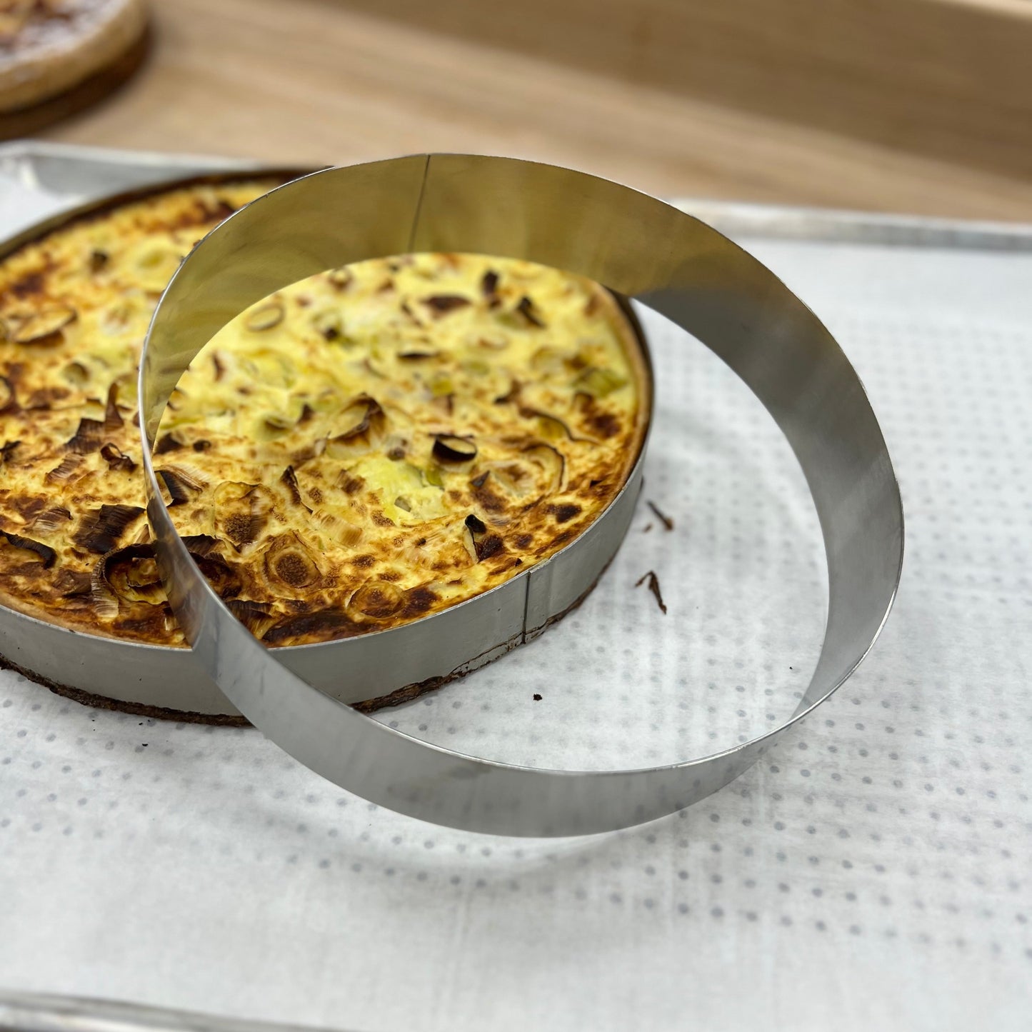 10 x 2 inch Deep Dish French Tart / Quiche / Cake/ Mousse Ring